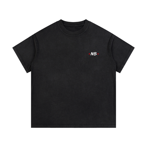 JUST FOR FUN - Vintage Wash Cotton T-Shirt