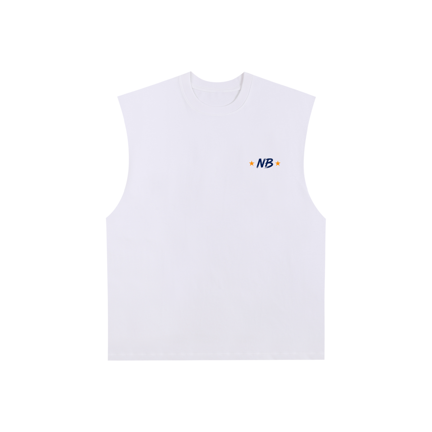 JUST FOR FUN - Raw Edge Cotton Tank Top